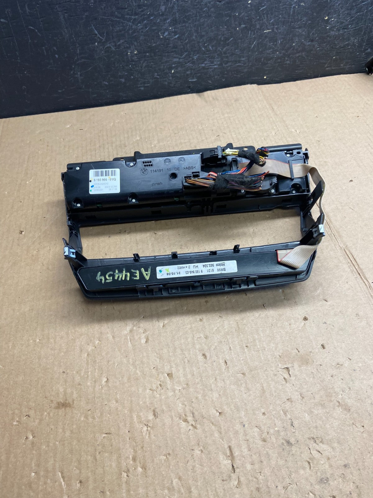2007-2013 Bmw X5 AC Heater Climate Control Temperature Panel Trim AE4454 DG4