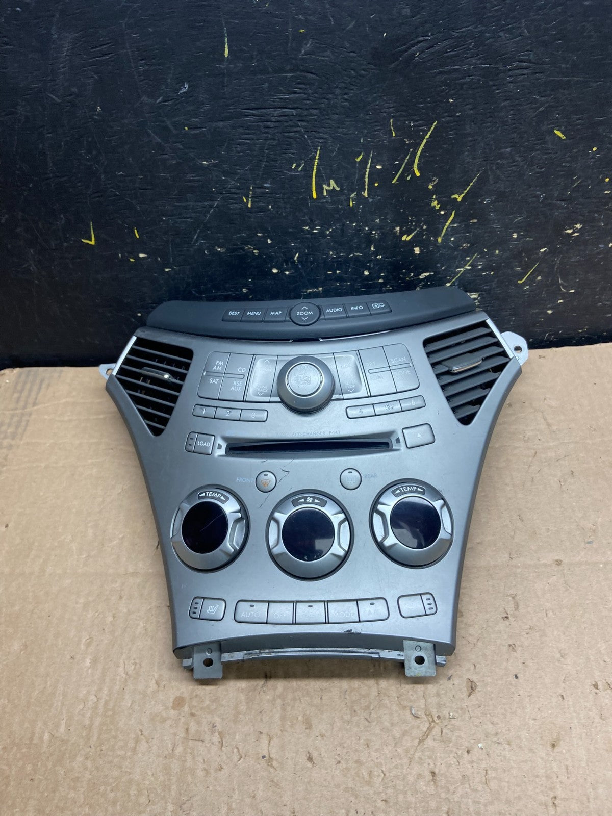 2006-2009 Subaru Tribeca Radio CD Player AC Climate Control Bezel Panel Z1625 DG0