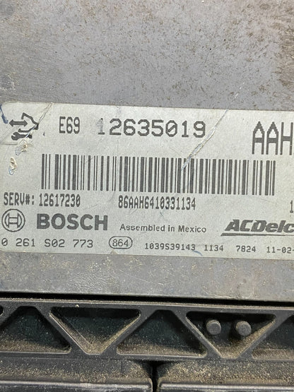 2010 2011 GMC Acadia Traverse Engine Control Module ECM ECU 12635019 ae0066 DG2