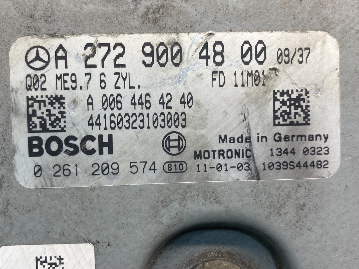 2011 to 2012 Mercedes 3.5L ECU E350 ML350 R350 Engine Computer Module AF6627 DG2