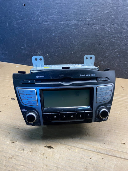 2010 to 2013 Hyundai Tucson FM Radio Single CD Player 96160-2S161TAN AE4806 DG0