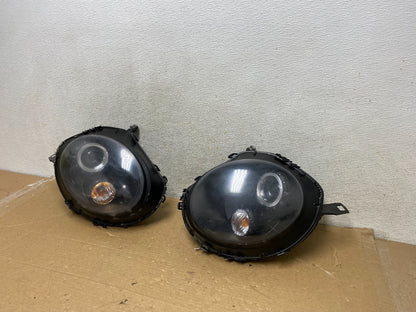 2007 to 2013 Mini Cooper Left+Right Set LED Black Headlights AH8362 DG2