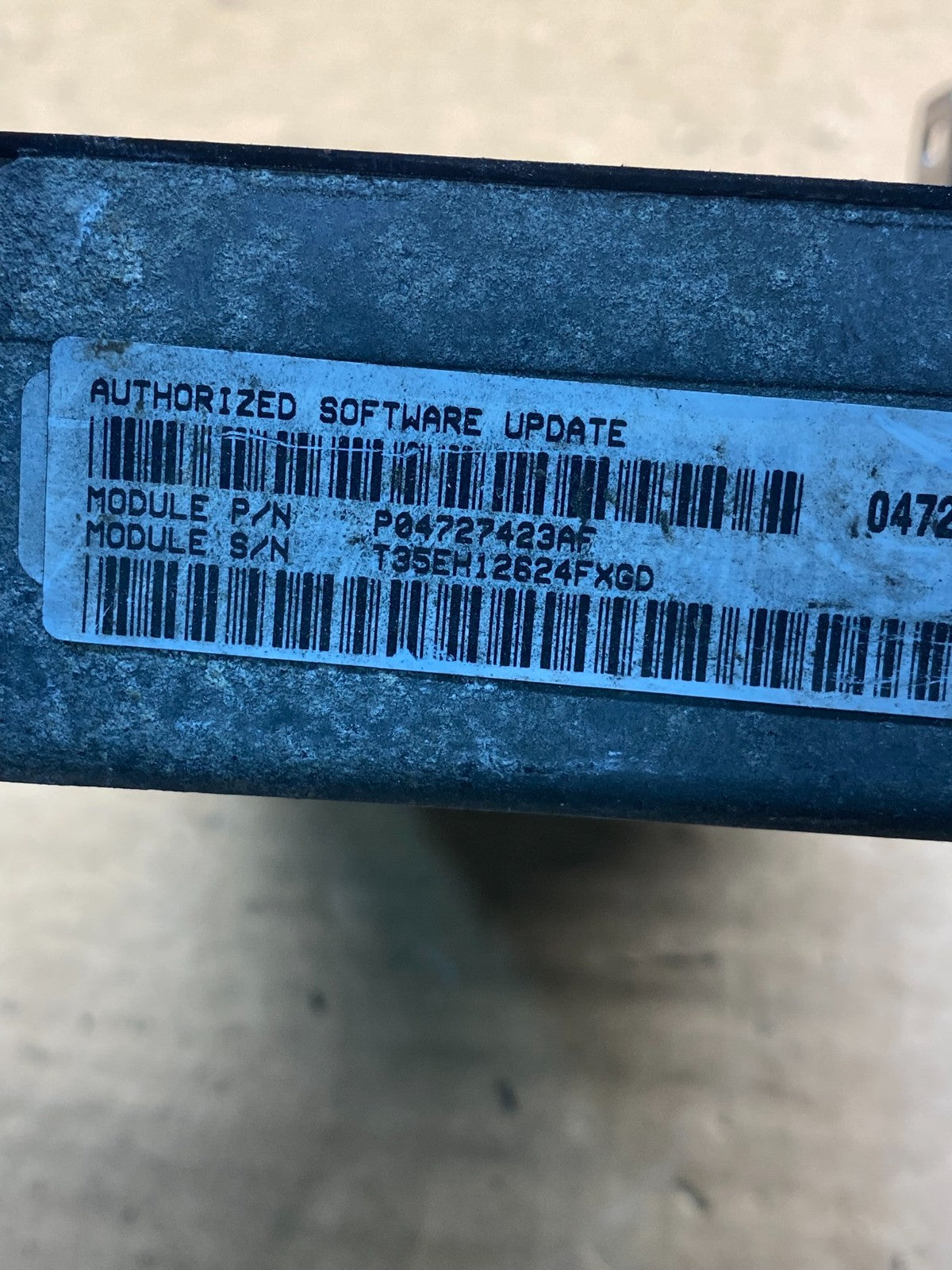 2002 Dodge Caravan Or Plymouth Voyager P04727423AF ECM ECU Computer ac8691 DG2