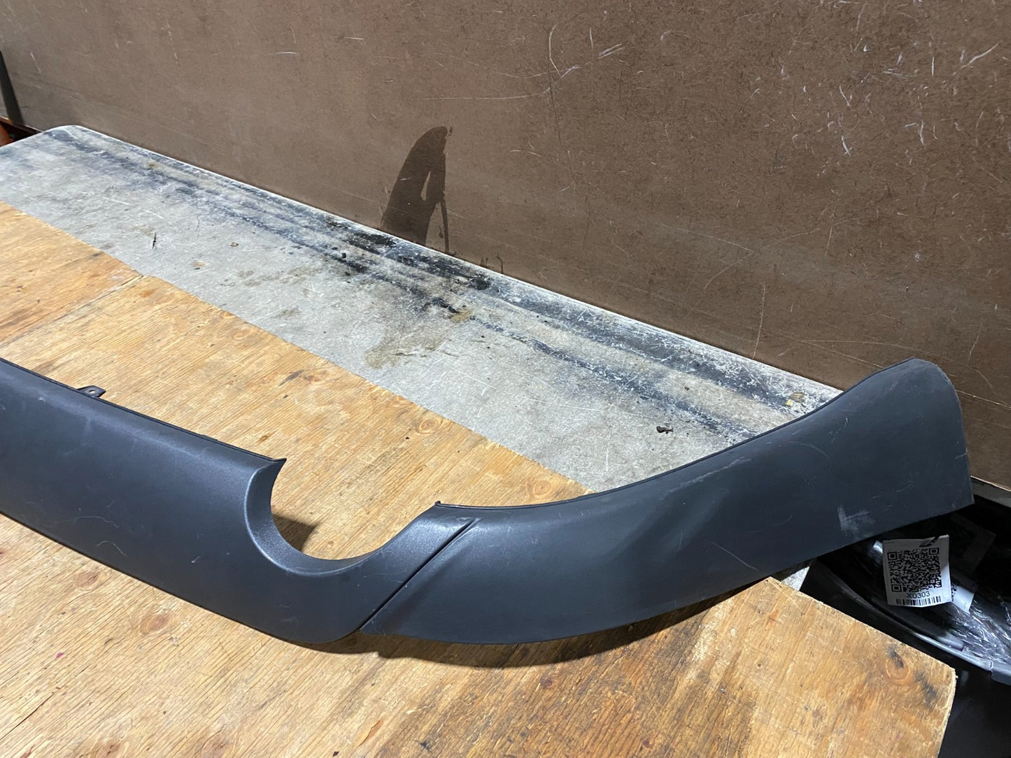 2009 to 2012 Lincoln MKS Rear Lower Bumper Cover Valance OEM X0303 PS3