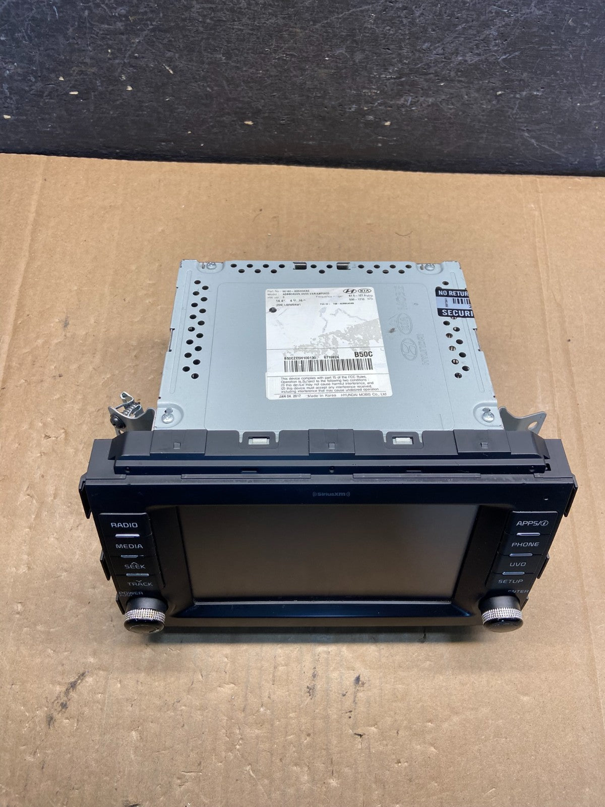 2017 - 2018 Kia Sedona Dash Radio Display Screen ag1529 DG3