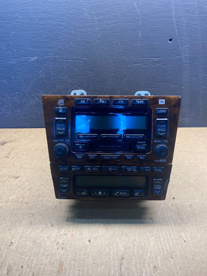 2000-2004 Toyota Avalon Radio Stereo 6 CD Tape Player Climate Control AC7098 DG0