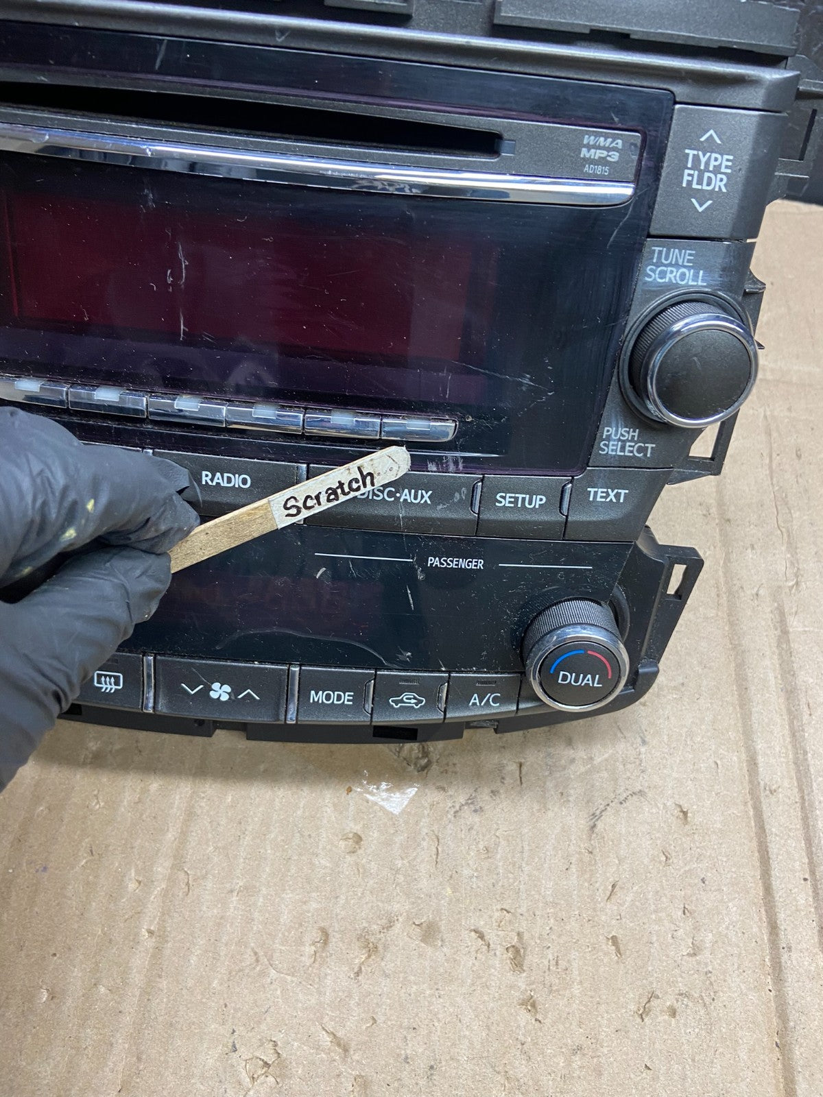 2011 2012 Toyota Avalon AM FM CD Radio Screen Display Receiver AE1722 DG1