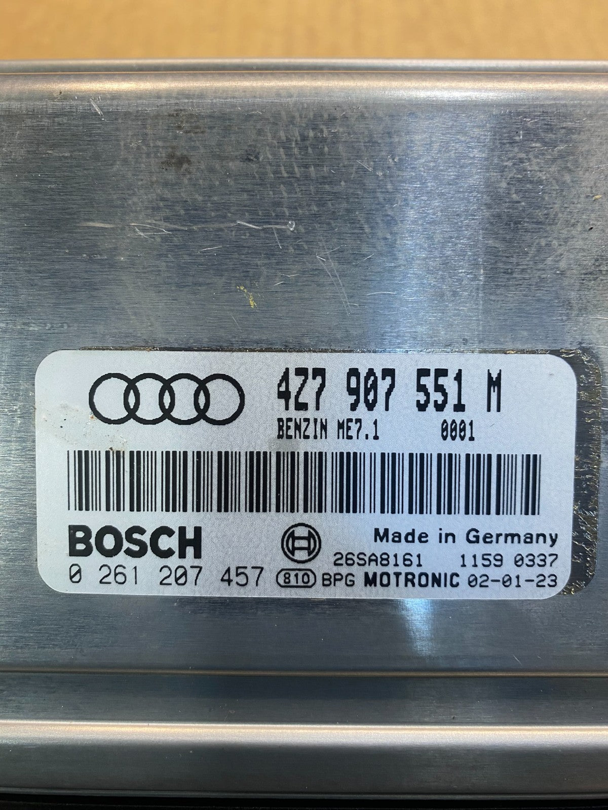 2002 Audi A6 Allroad 2.7T Engine Computer Ecu Pcm Ecm Pcu AC2773 DG2
