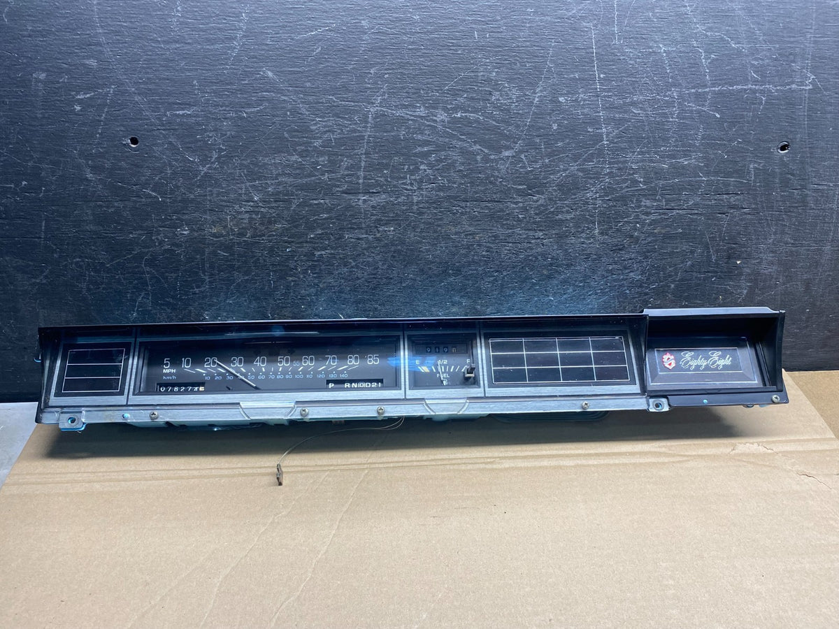 1986 1991 Oldsmobile Eighty Eight Speedometer Instrument Cluster AH9827 DG0