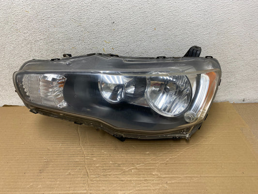 2010-2013 Mitsubishi Lancer Left Driver LH Side Headlight Halogen AH2439 DW0