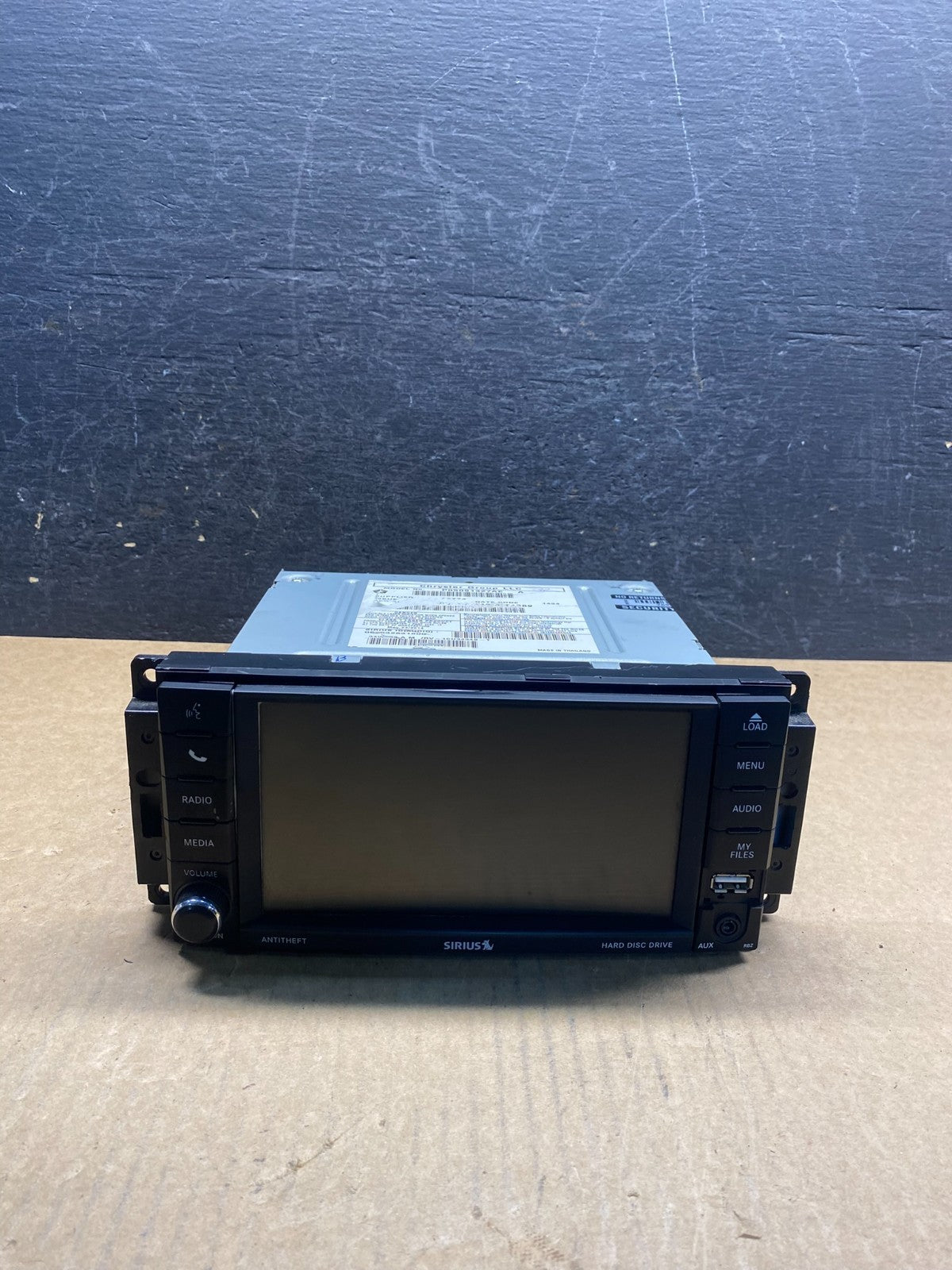 2012 2014 Jeep Dodge Chrysler Screen Display CD Player Satellite Radio AG7368 DG0