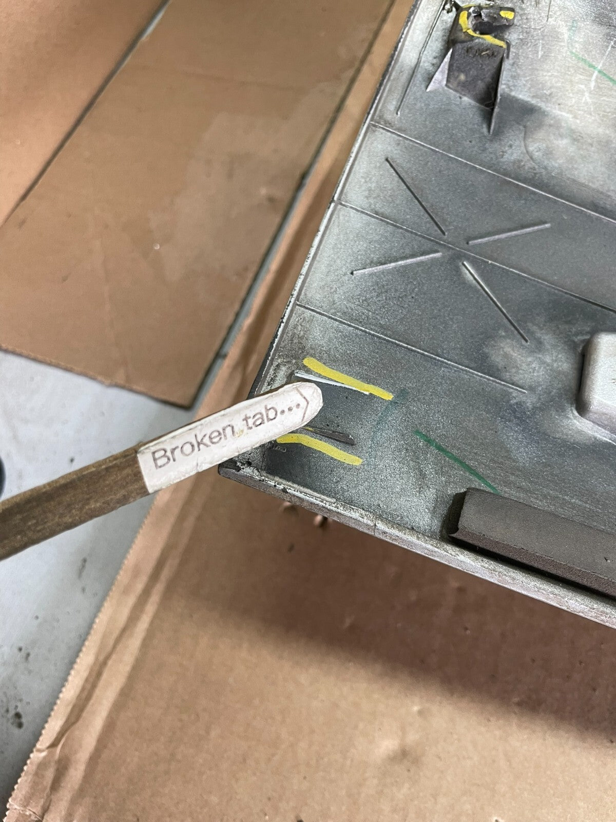 2011 to 2018 Dodge Grand Caravan Tail Gate Trim Molding With Camera OEM L9188 DG14