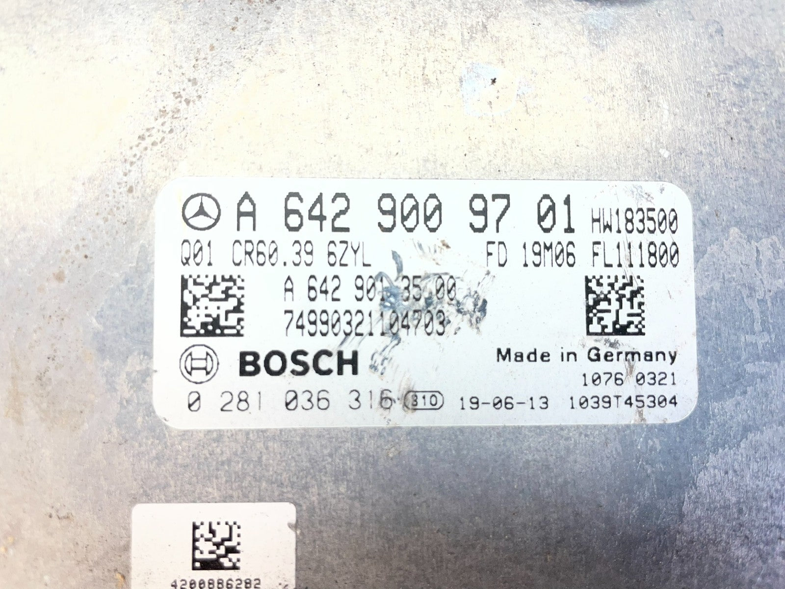 2010 to 2018 Mercedes Sprinter ECU ECM Engine Control Module Unit AC5379 DG2