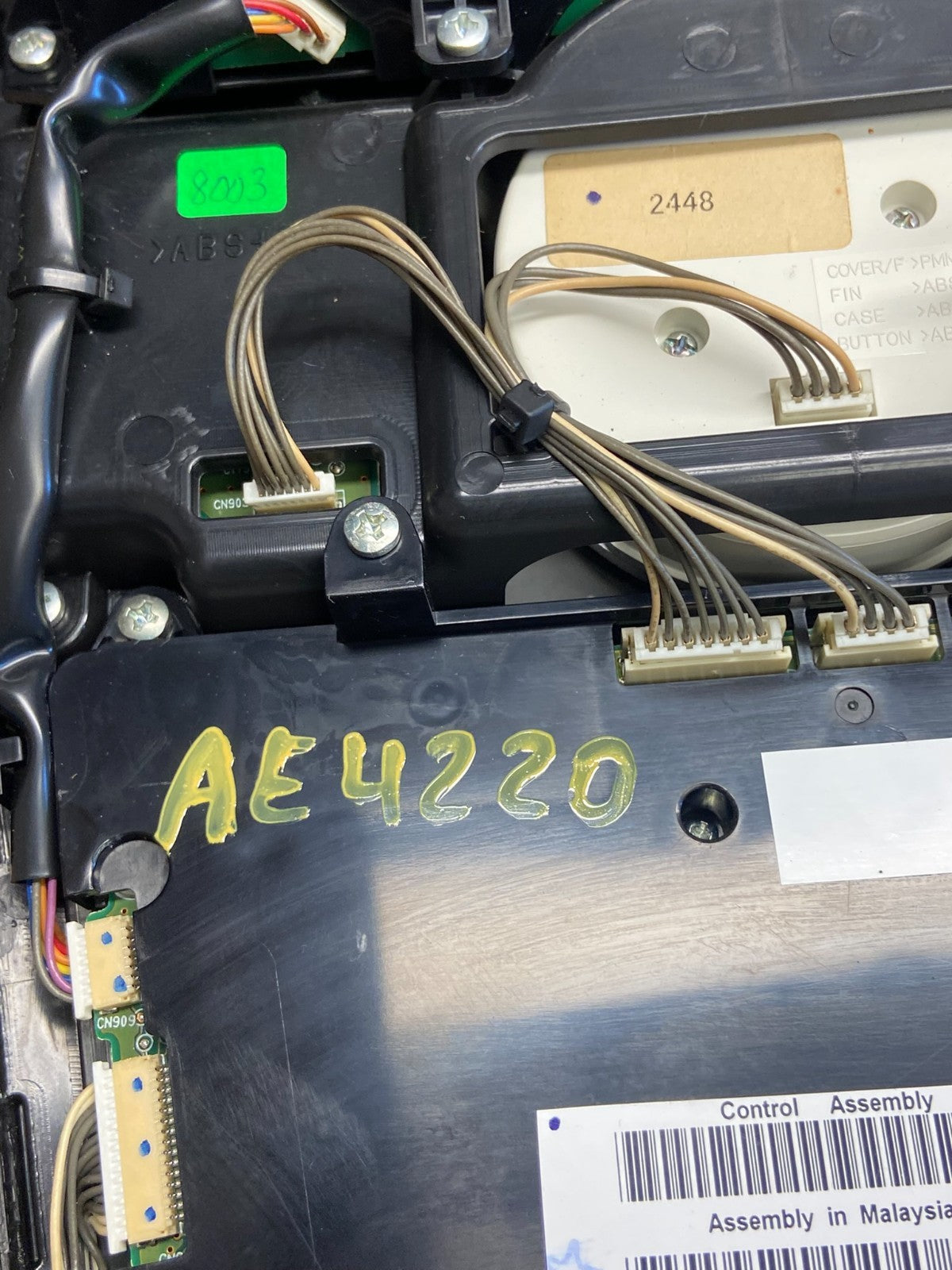 2008-2012 Cadillac CTS A/C Heater Radio Climate Control Panel Bezel OE AE4220 DG6