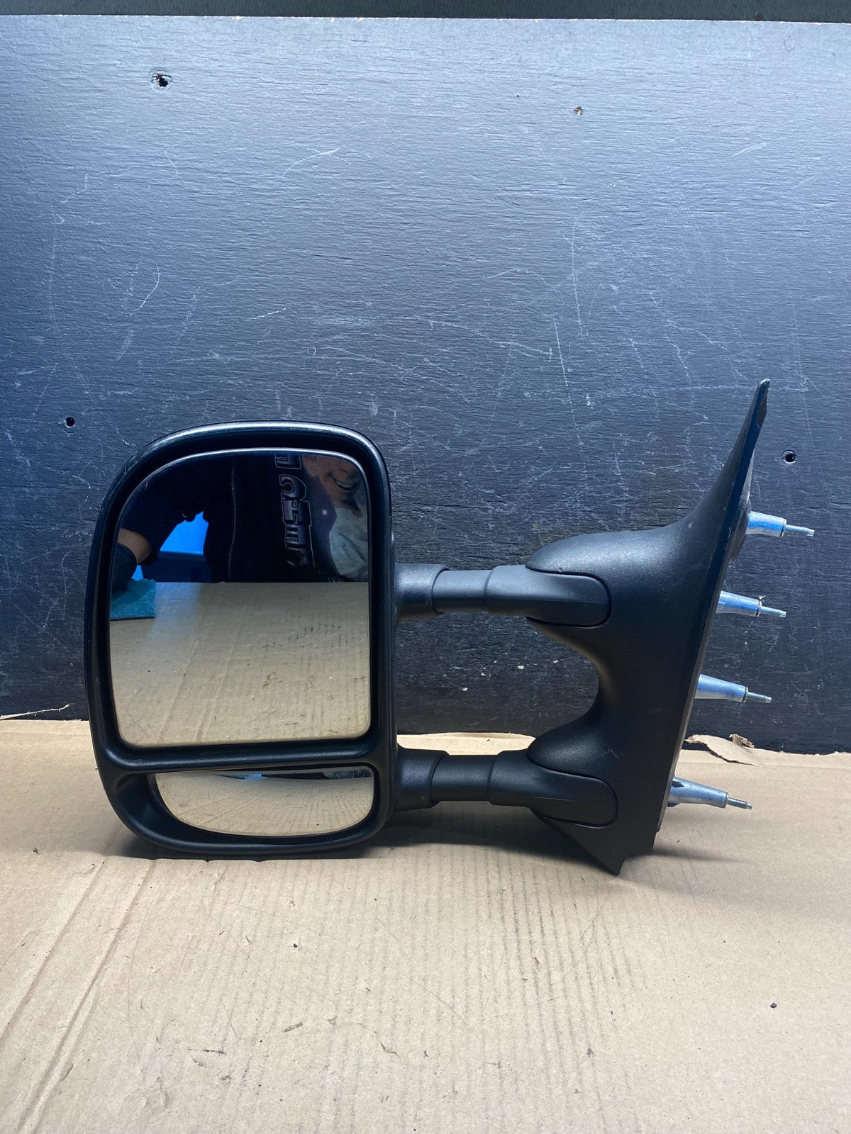 2002 to 2008 Ford E150 Van Left Driver Side Door View Two Arm Mirror AJ0513 DG8