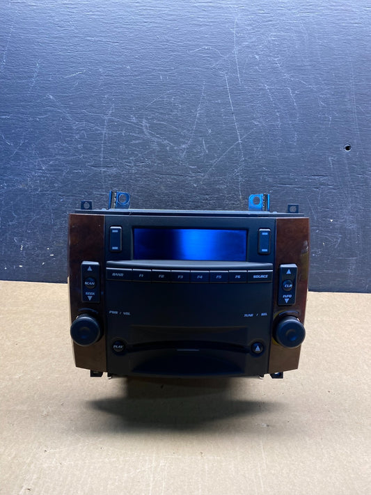 2005 to 2007 Cadillac Escalade Radio CD AM/FM DVD 6 Disc AH1876 DG0