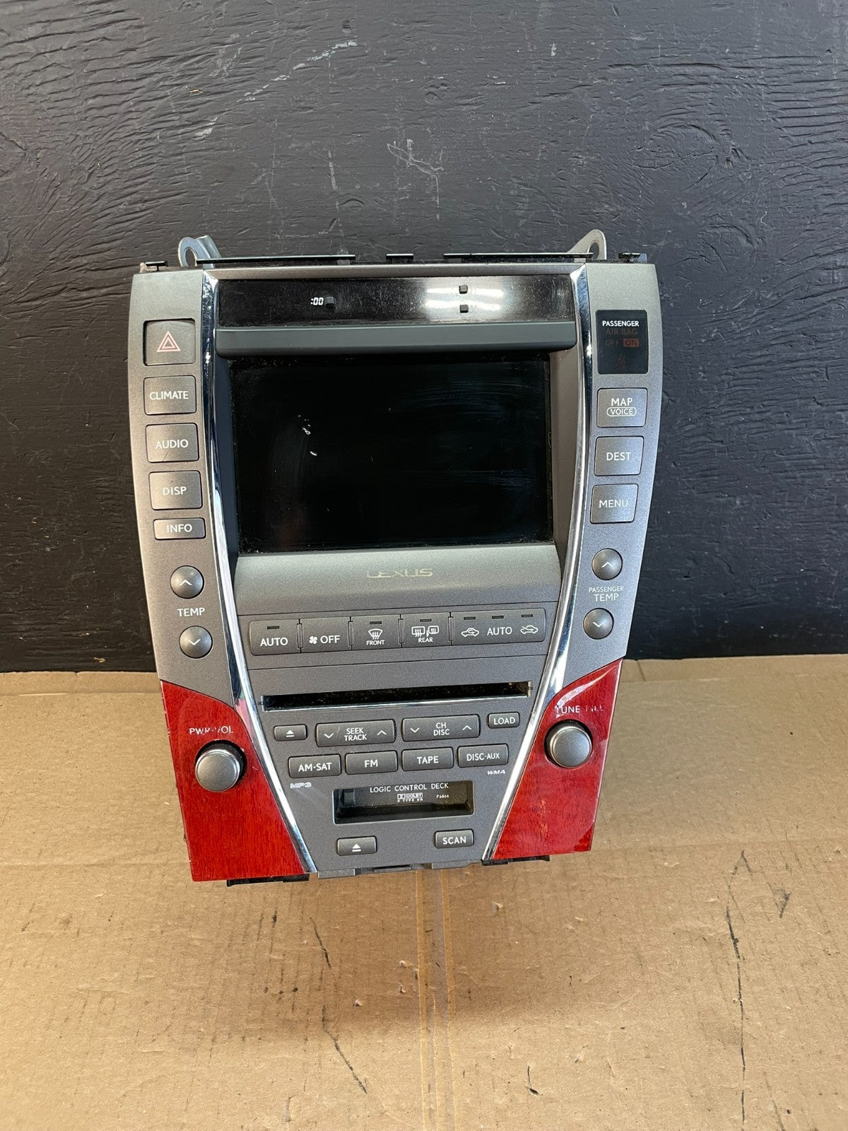 2007 2008 2009 Lexus ES350 Screen Radio AM-FM CD Tuner Head Unit OEM AC4878 DG0
