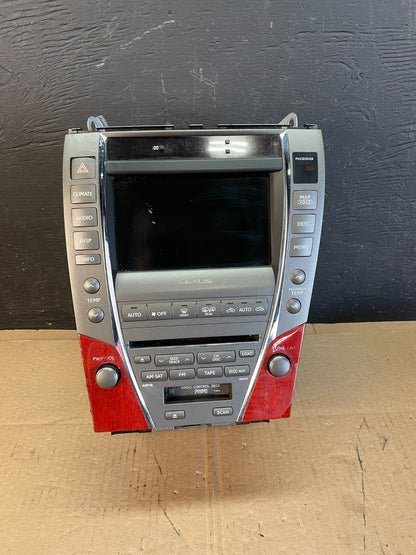 2007 2008 2009 Lexus ES350 Screen Radio AM-FM CD Tuner Head Unit OEM AC4878 DG0