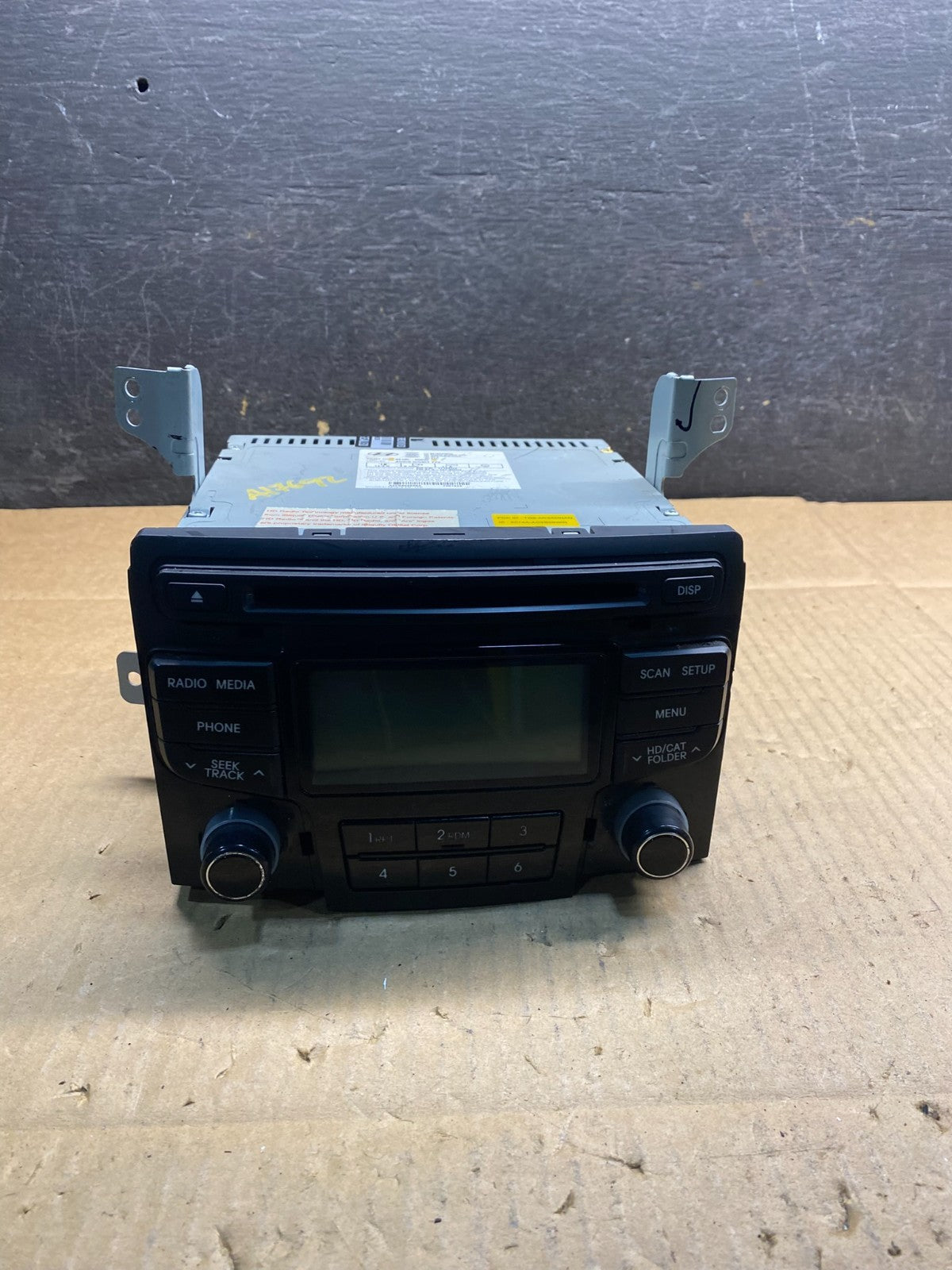 2012 to 2014 Hyundai Sonata Radio CD Player Screen Display AI7692 DG0