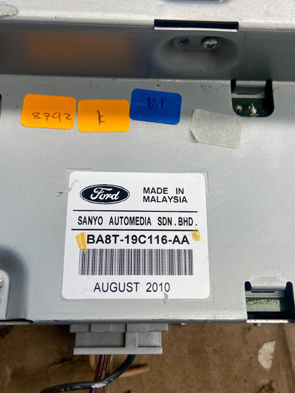 2011-2012 Ford Flex Radio Information Display Screen AF1535 DG5