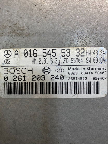 1994 to 1995 Mercedes C280 Engine Computer Module ECM ECU OEM aa5512 DG2