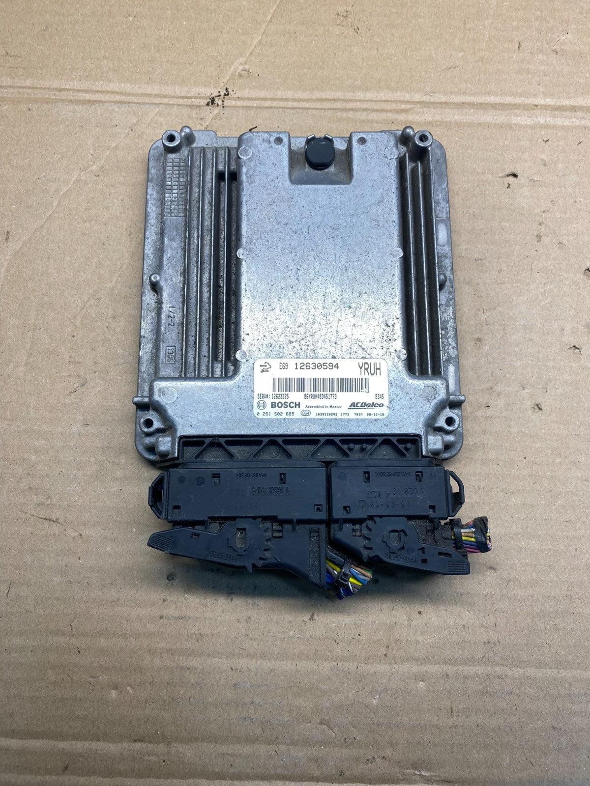 2008 2009 GMC Acadia Traverse Engine Control Unit Module ECM ECU AH9870 DW0