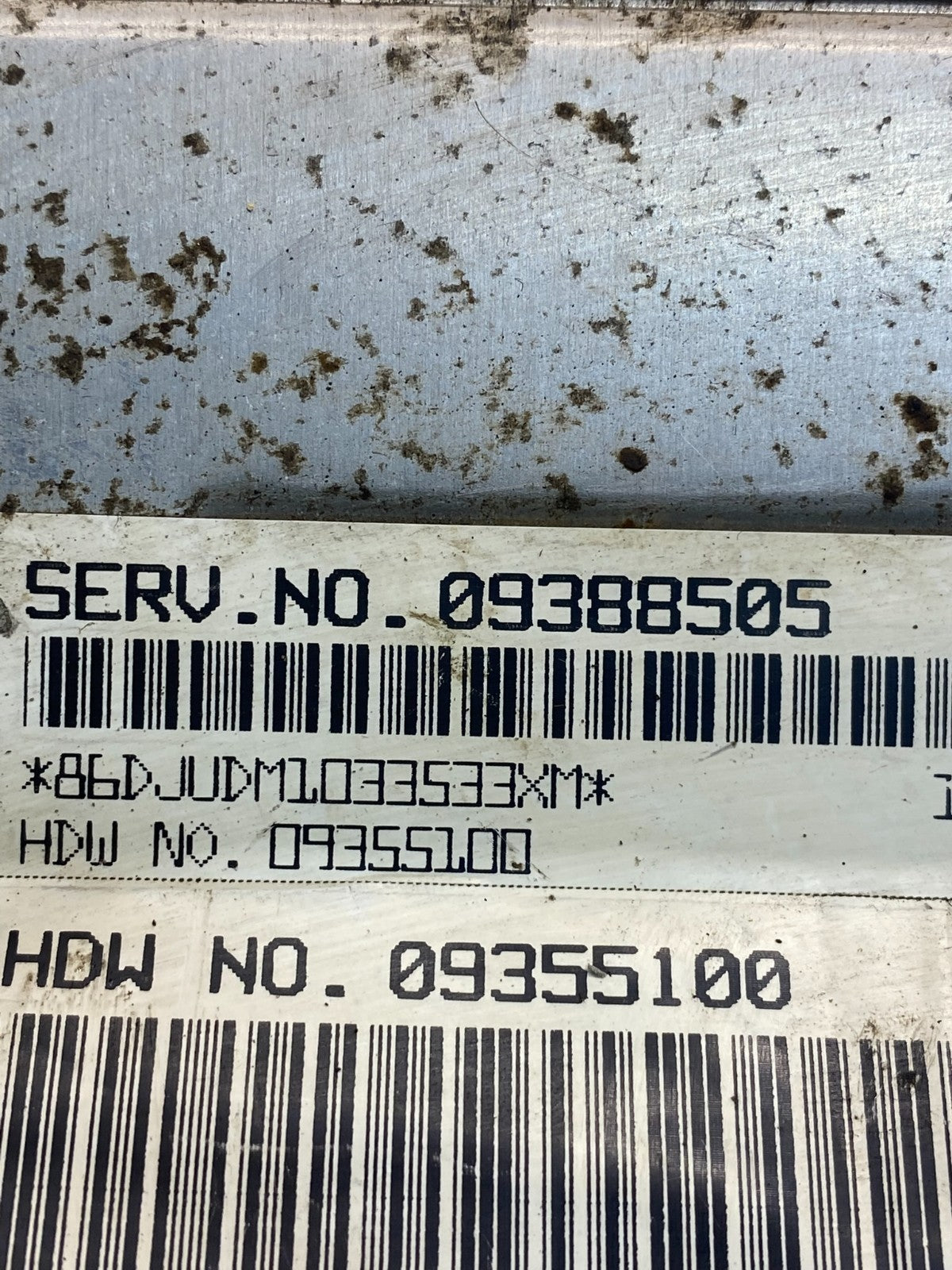 2001-2004 Chevrolet Silverado/GMC Sierra DURAMAX PCM 15063375 09388505 AF67982