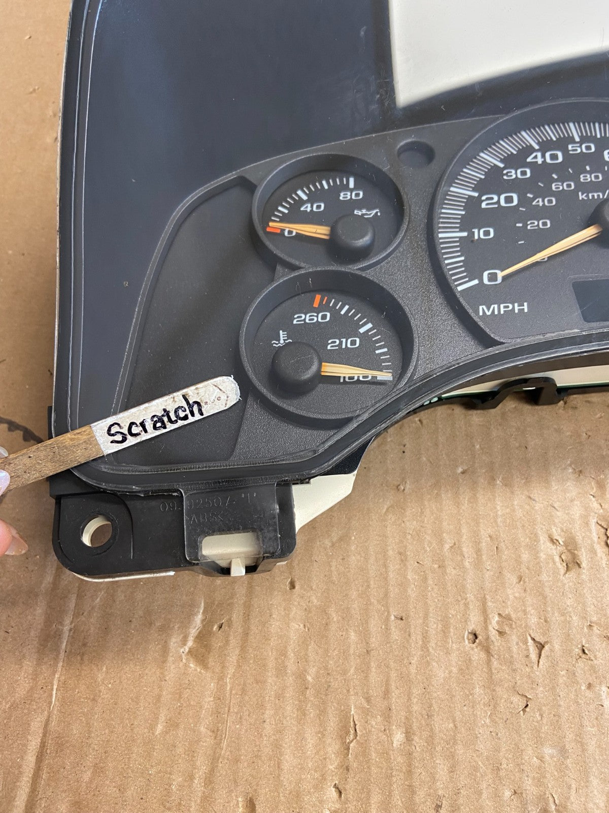 2004 to 2007 Chevrolet Express Speedometer Cluster Gauge AF1589 DG3