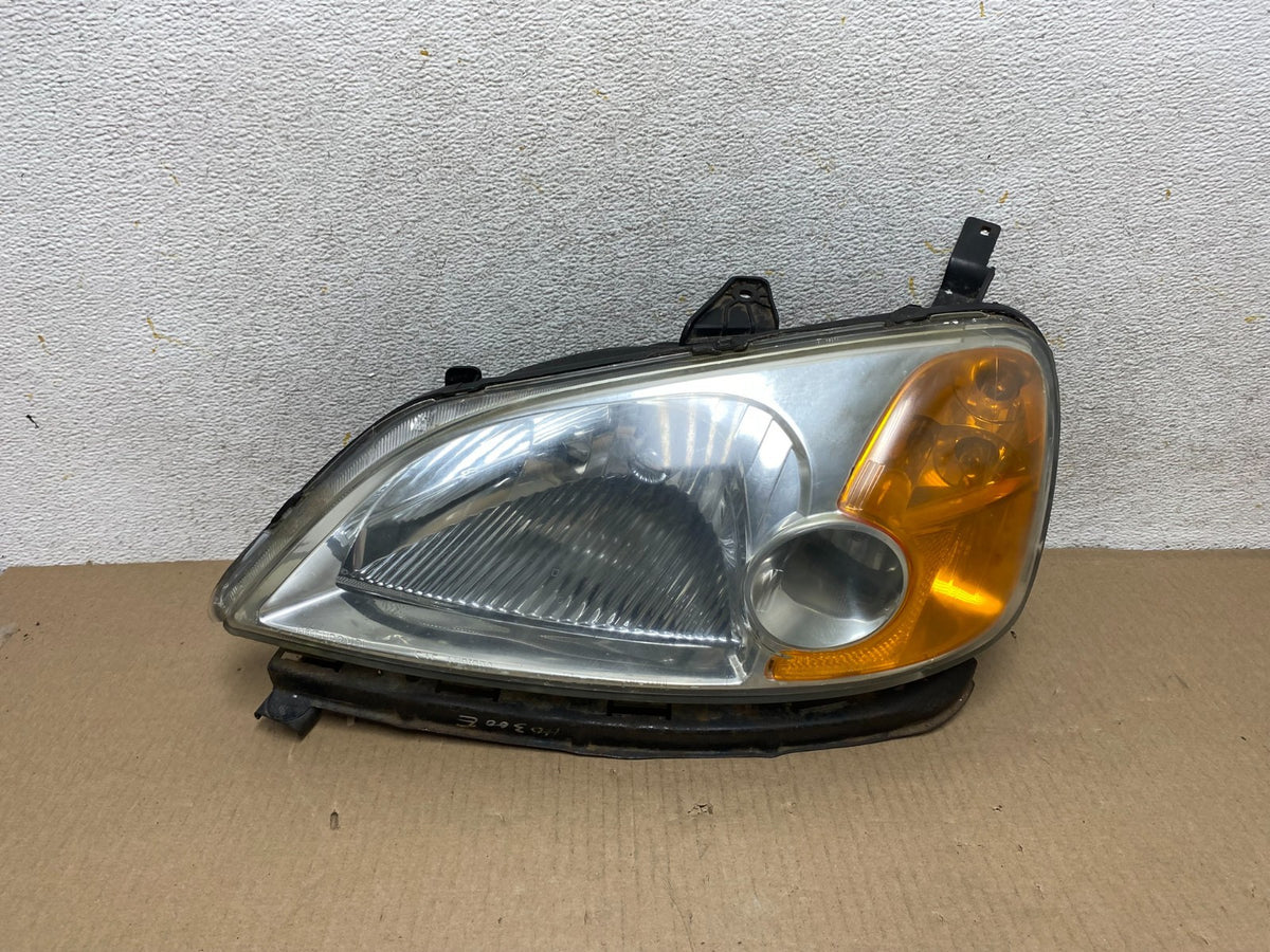2001 - 2003 Honda Civic Coupe Headlight Halogen Left Driver LH AH5732 DW0
