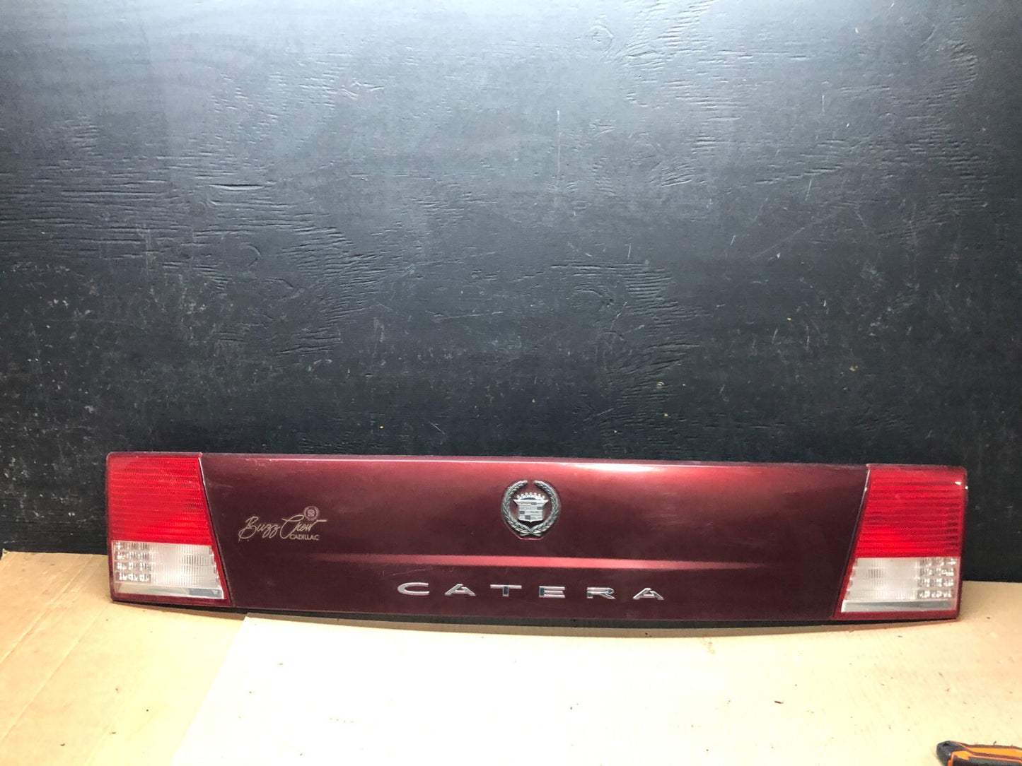 2000 to 2001 Cadillac Catera Trunk Panel Lid Backup License Plate G6180 PS0