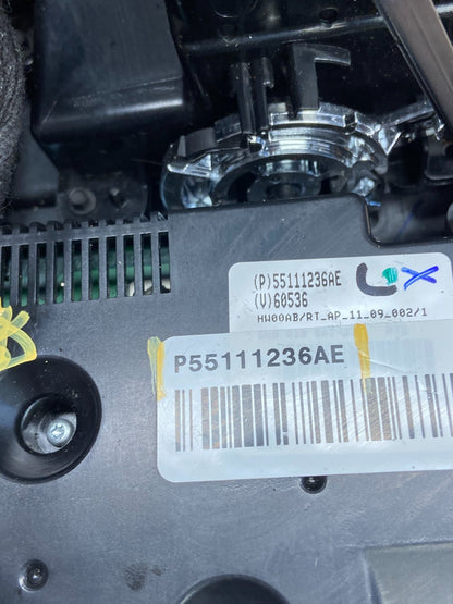 2011-2016 Chrysler Town Country Climate Control Panel Center Dash Trim AF2352 DG7