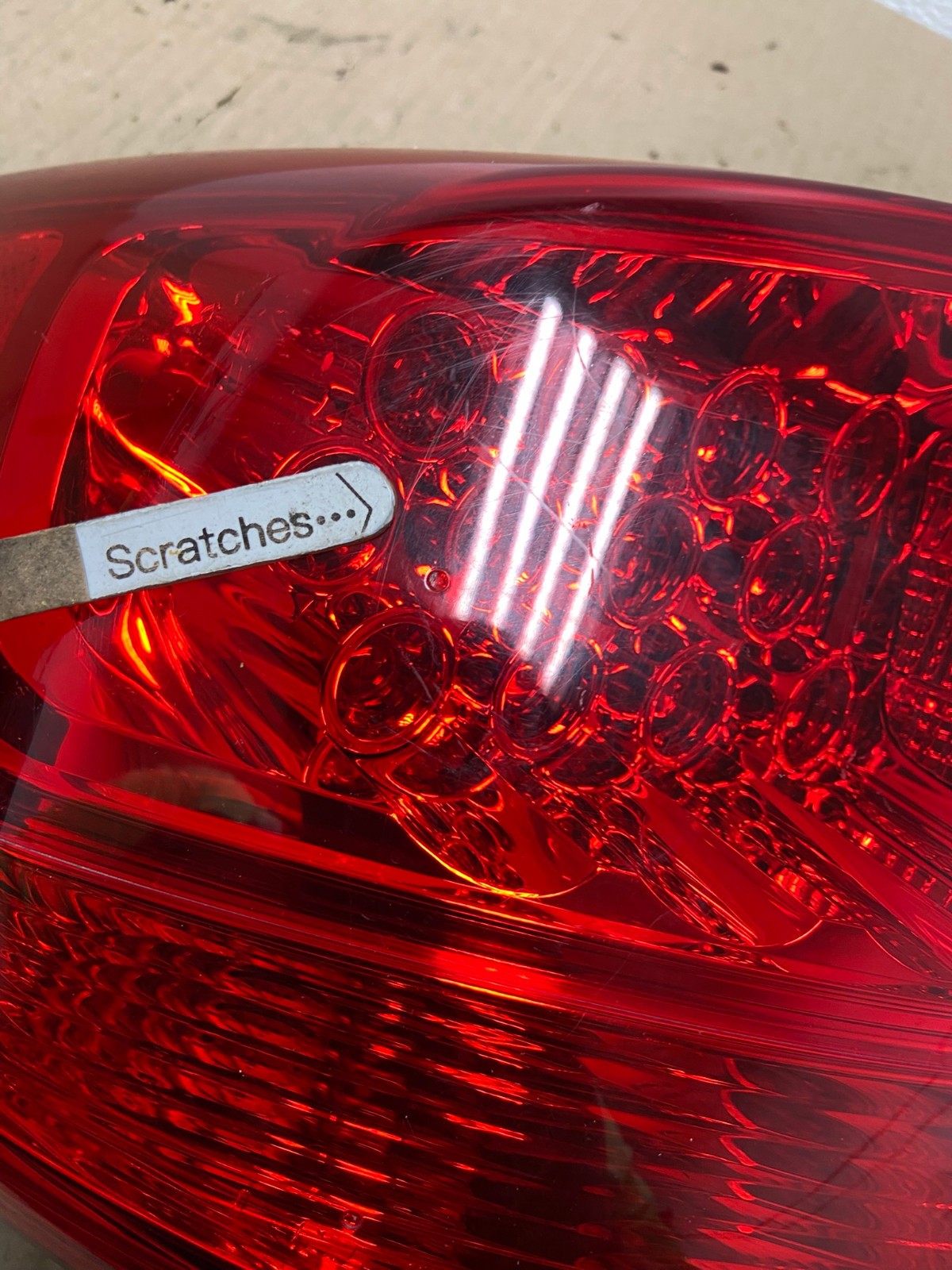2007 2008 2009 Acura Mdx Left Driver Lh Side Tail Light AE7108 LK3