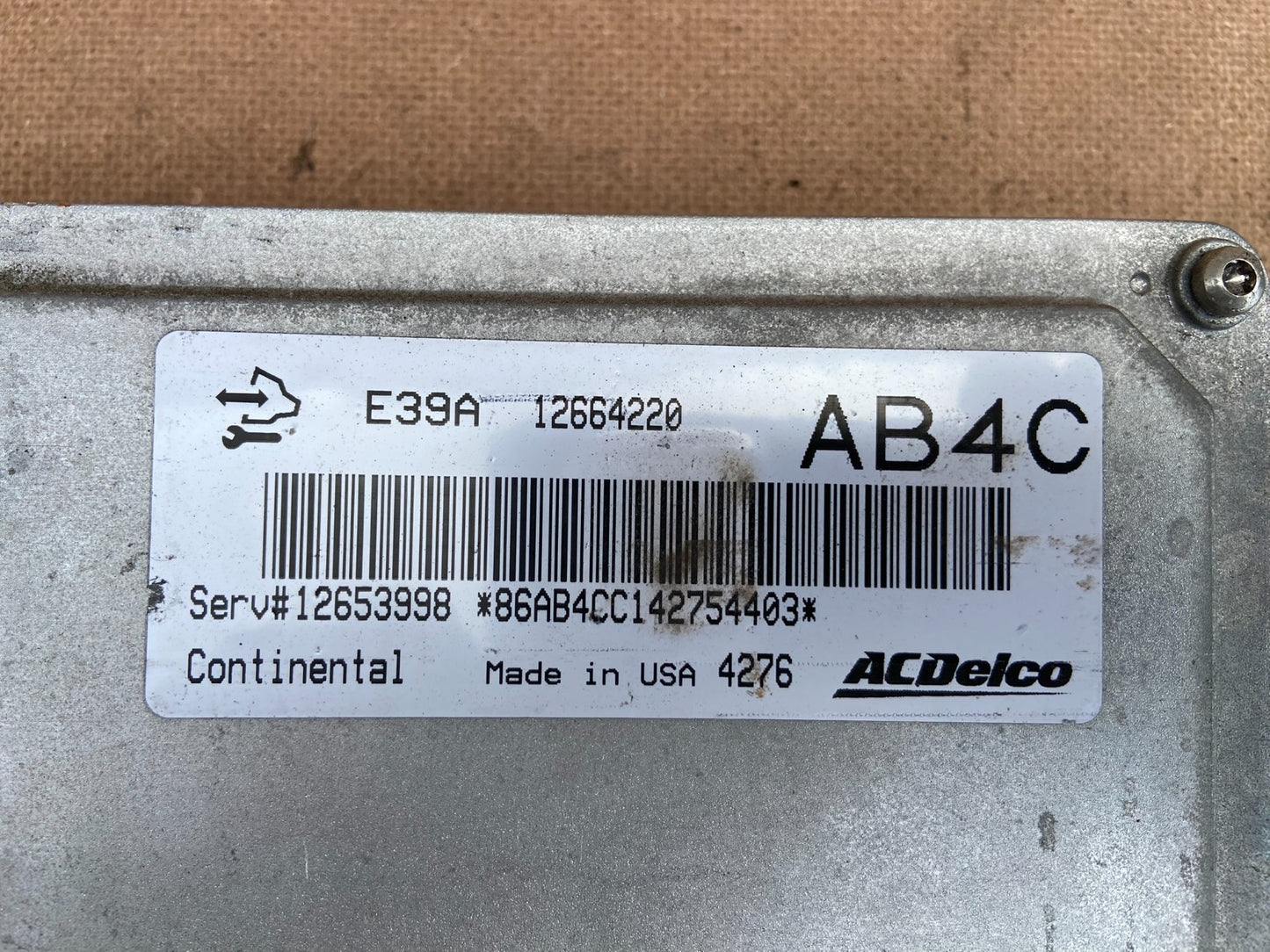 2013 to 2016 Chevrolet Impala Ecu Engine Control Module Unit Ecm AD2913 DW2