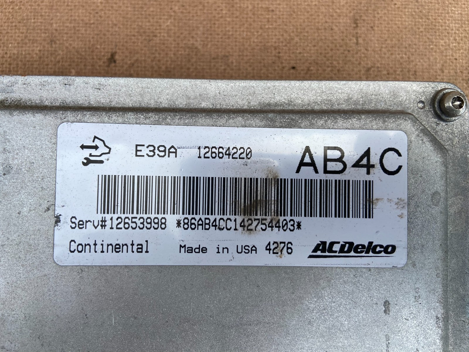 2013 to 2016 Chevrolet Impala Ecu Engine Control Module Unit Ecm AD2913 DW2