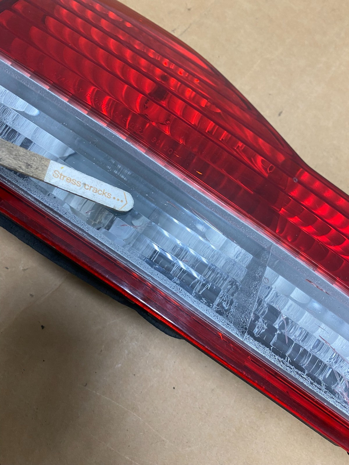 2001 to 2002 Honda Accord Left Driver LH Side Inner Tail Light OEM X2722 DW5
