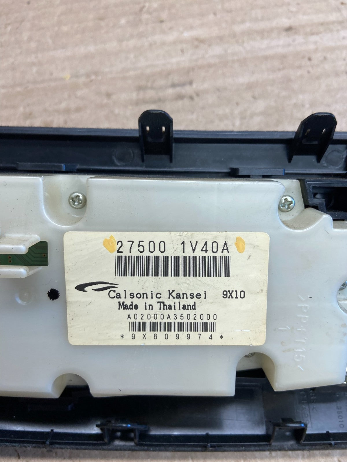 2009 - 2012 Nissan Murano Temperature Climate A/C AC Control Panel ah1554 DG5