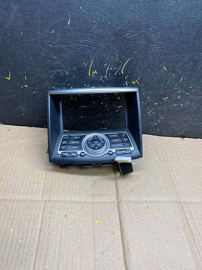2008 - 2012 Infiniti G35 EX35 Radio Player Screen Panel Bezel AA4535 DG0