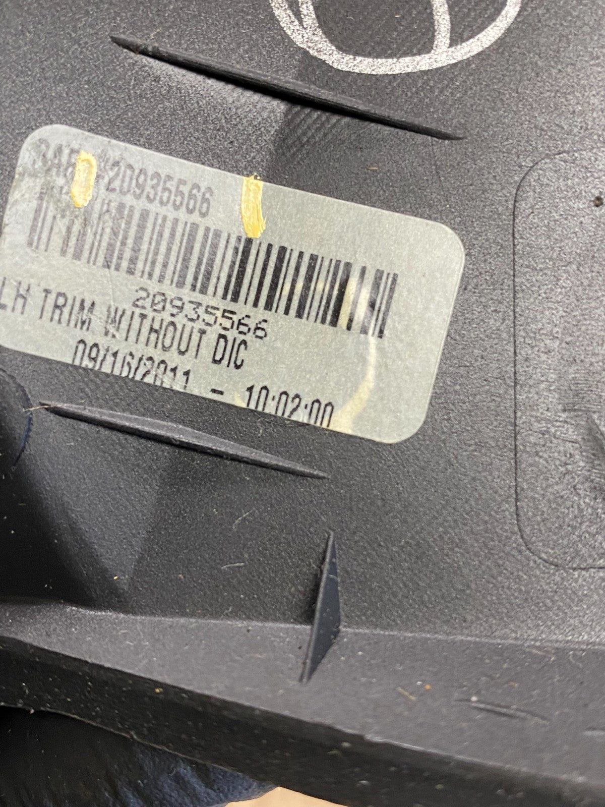 2007 to 2014 Silverado Front Left Driver Headlight Switch Air Vent AC6492 DG5