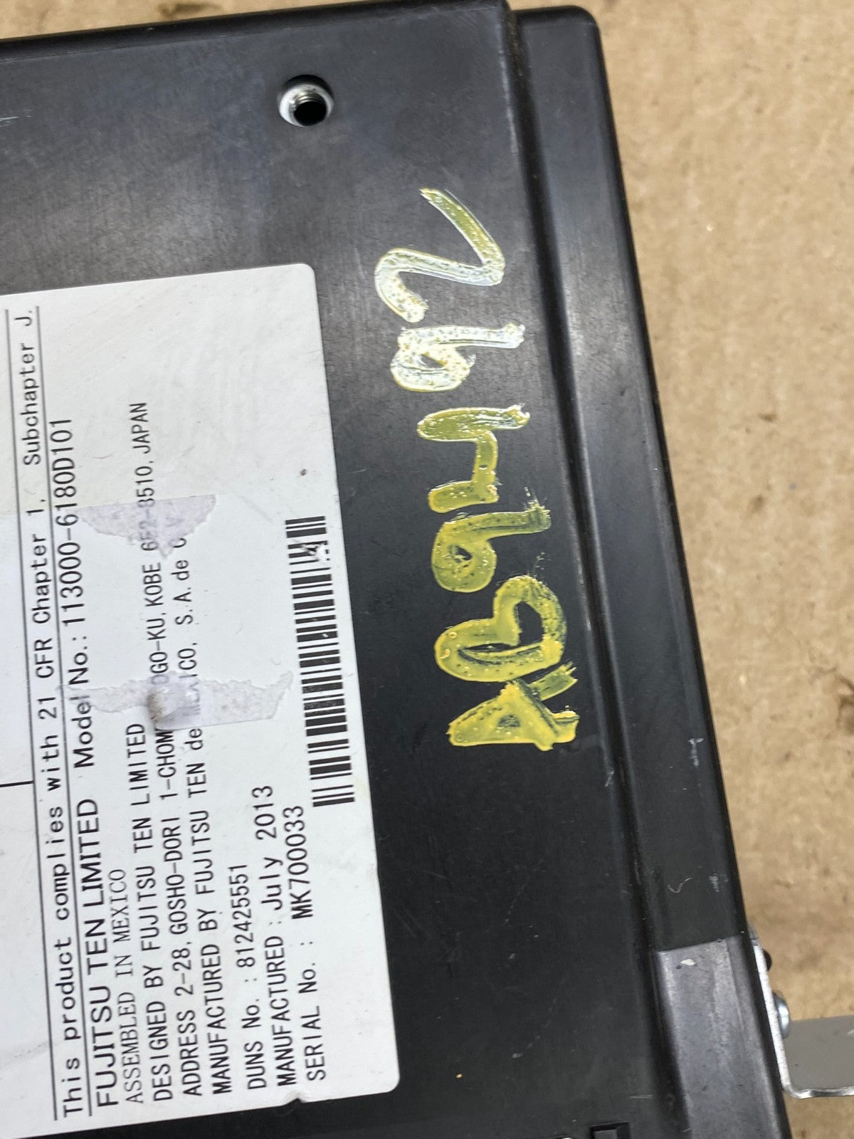 2014 - 2019 Chevy GMC GM CD Receiver Player Unit 13590747 AB9492  DG6