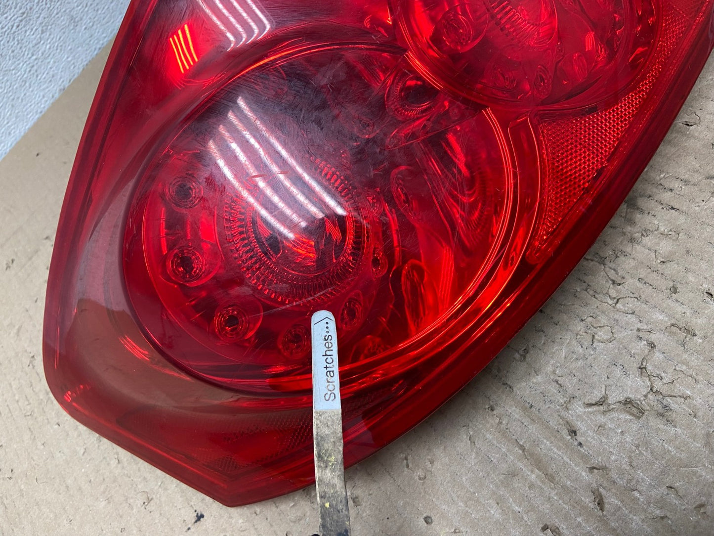 2007 to 2013 Infiniti G35 G37 Sedan Left Driver LH Side Tail Light AF2952 LK3