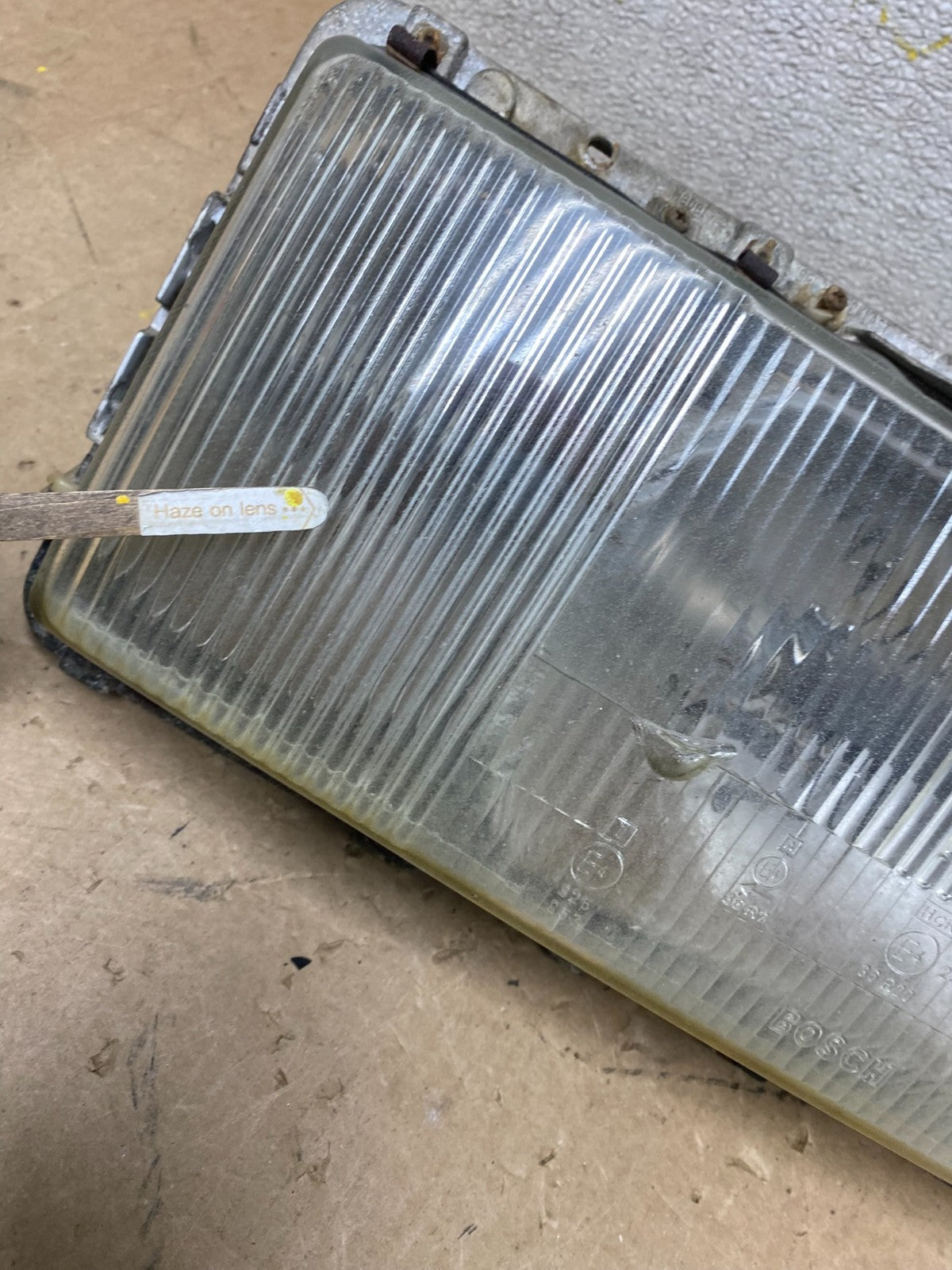 Mercedes W116 S-Class Right Passenger RH Halogen Headlight W8746 DG3