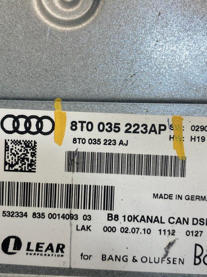 2008 to 2012 Audi A4 Radio Stereo Amplifier Amp af6711 DG2