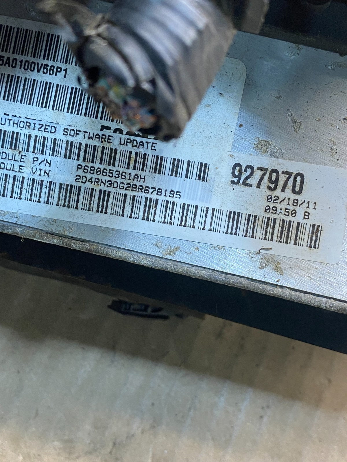 2011 Dodge Grand Caravan Town & Country ECU Engine Computer AI7342 DG2