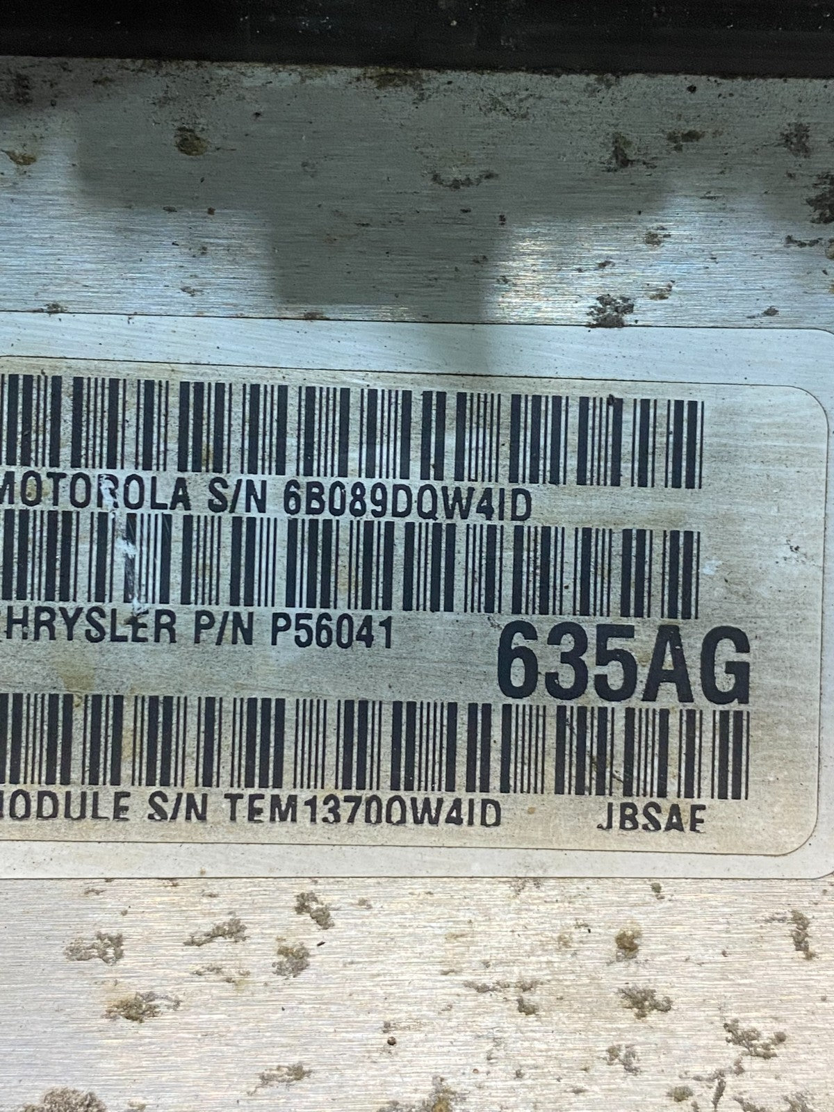 2000 Jeep Cherokee 4.0L Ecm Ecu Engine Computer Module p56041635ag AD3412 DG2