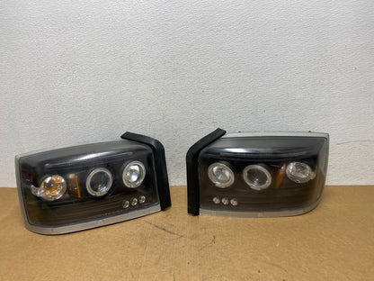 2005 to 2007 Dodge Dakota Left+Right LED Black Headlights AD6067 DG0