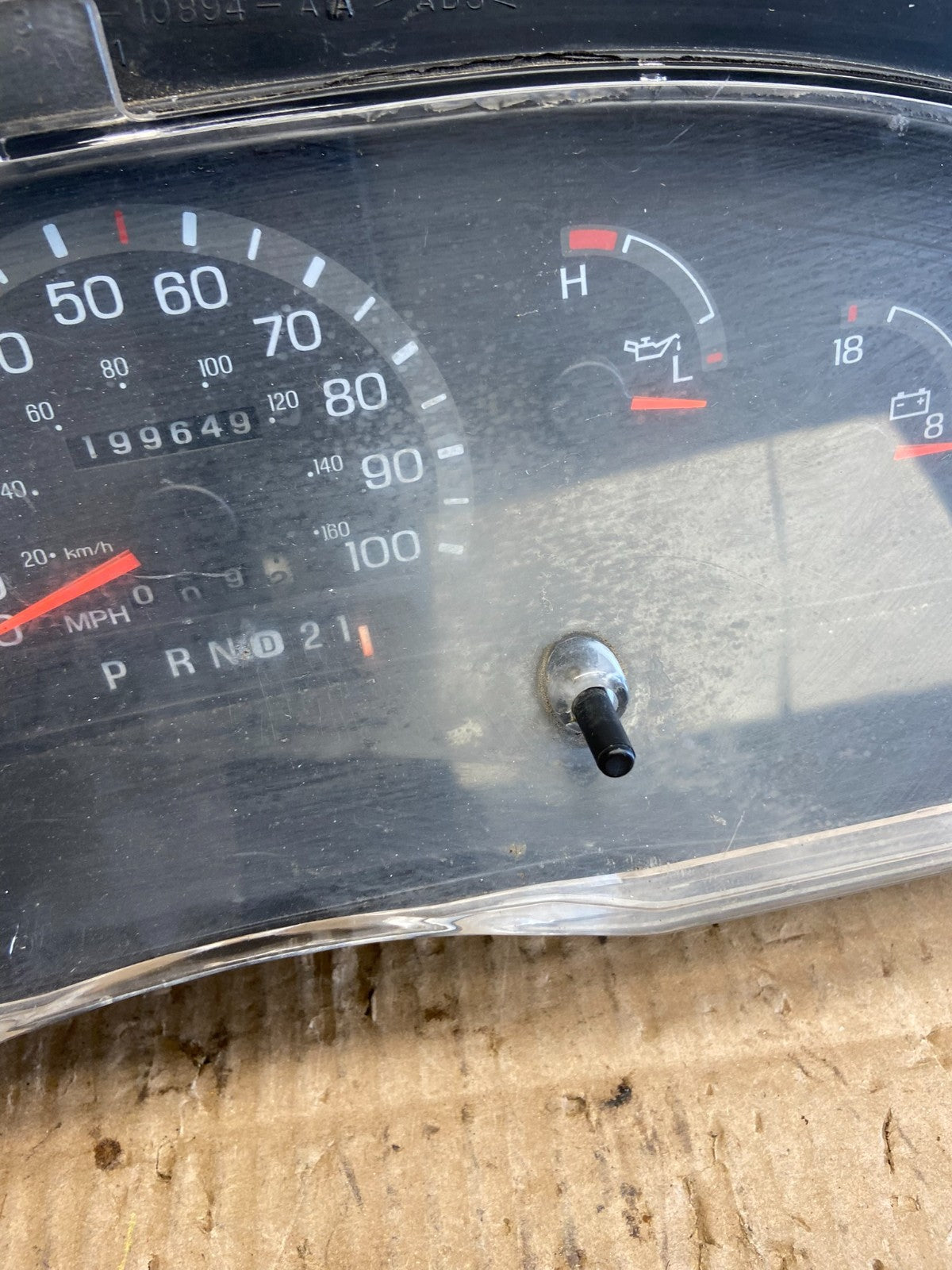 1997 to 2003 Ford E350 VAN Gauge Speedometer Cluster ad2028 DG1