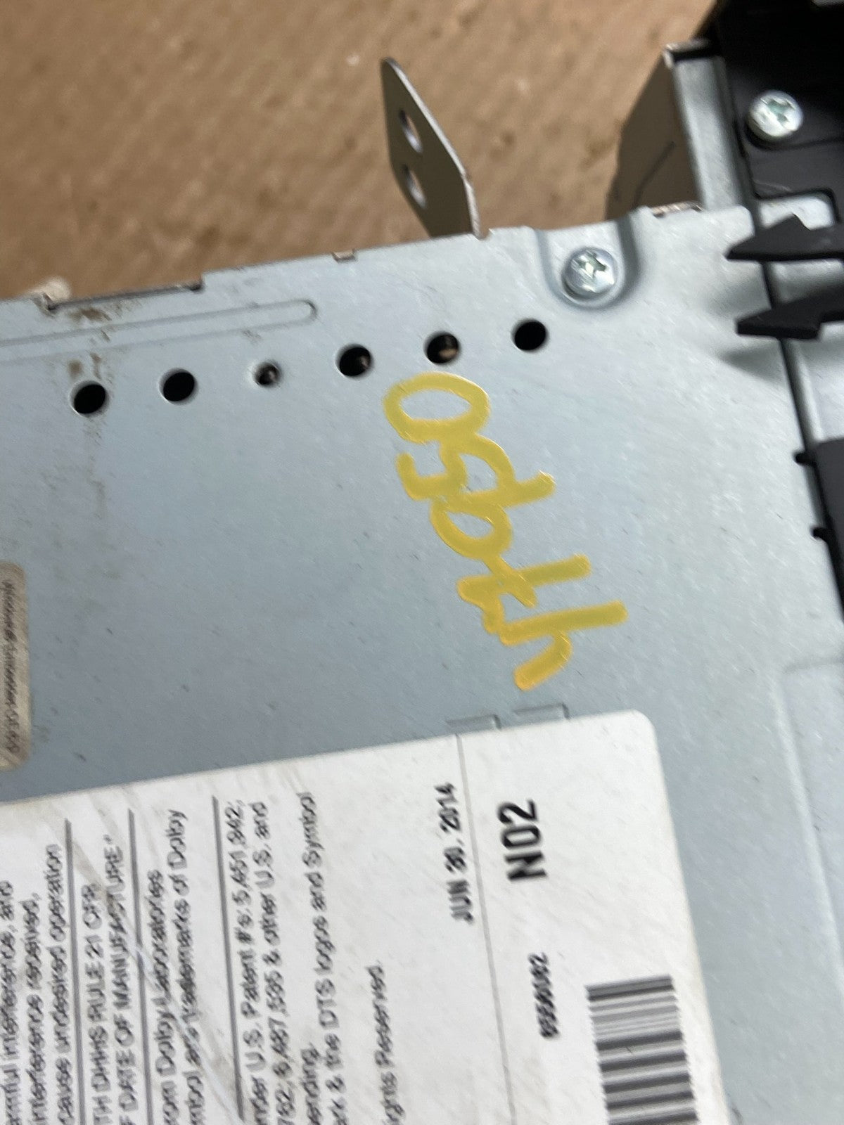 2013 to 2016 Hyundai Santa Fe AM/FM Radio CD Player Oem Y7950 DG7