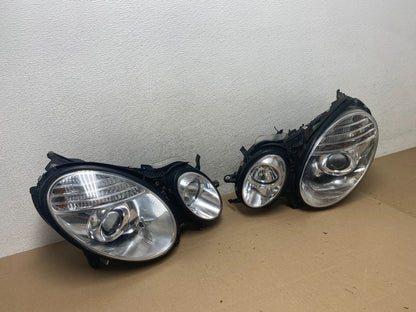 2007 2008 2009 Mercedes E Class Left+Right Halogen Headlights AG5716 DW2