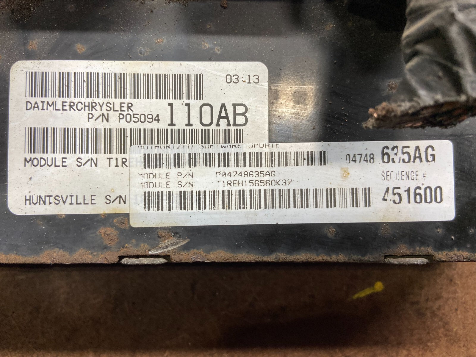 2004 Dodge Caravan 3.8L Engine Computer Module ECU ECM OEM H8779 DG12