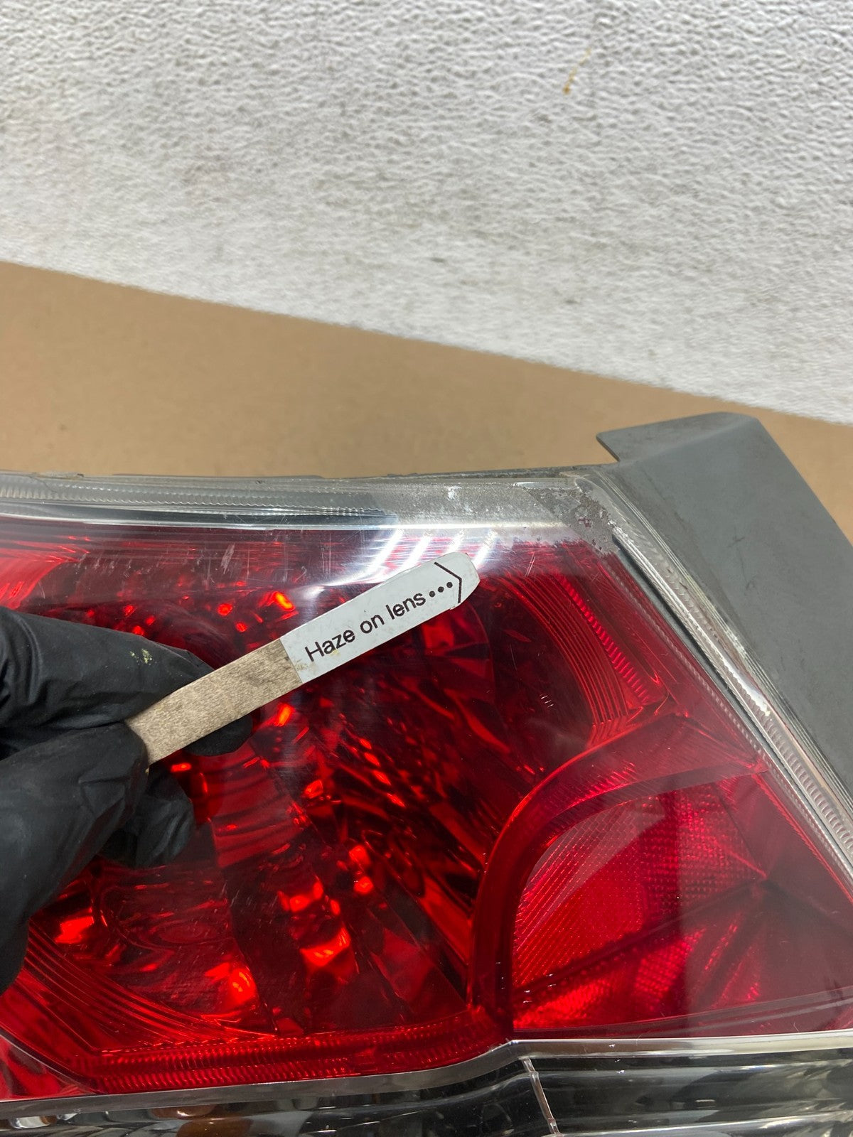 2008 to 2012 Honda Accord Sedan Tail light Left Driver LH Side AD6480 DW5